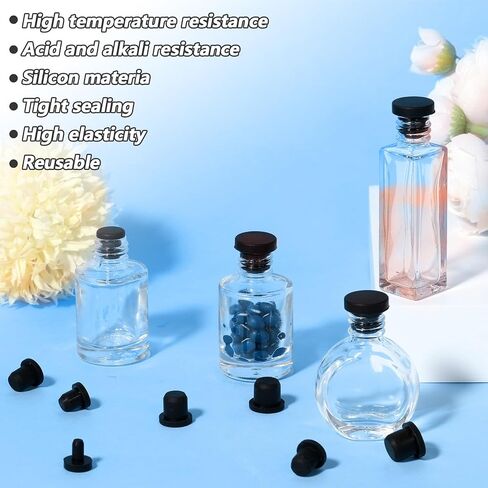100PCS Rubber Hole Plugs for Round Holes, Silicone Waterproof Rubber Plugs for Holes Set In10 Sizes for Furniture Pipes and Test Tube Ends in Saudi Arabia
