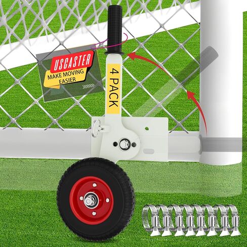 مجموعة أدوات محرك الرفع الشاقة الهدف ، هدف كرة القدم بحجم 1300 رطل Dolly ، آليات رافعة متوفرة مع عجلات عالية المصعد ، محرك الدجاج ، هدف كرة القدم البديلة (4 عبوات) in Kuwait