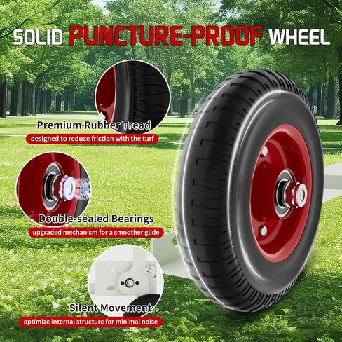 Goal Mover Heavy-Duty Lift Mover Tool Set, 1300LBS Capacity Soccer Goal Dolly, Lever Mechanisms Available with High Lift Wheels, Chicken Coop Mover, Replacement Soccer Goal (4 Pack) in Kuwait