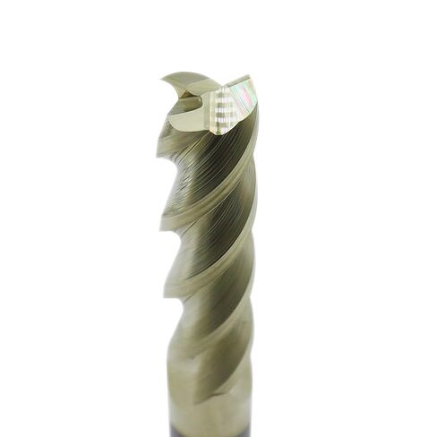 1/2in Solid Carbide End Mill for Aluminum,45 Degree Helix,3 Flute,ZRN Coated Bits Tool for Aluminum and Other Non-Ferrous Materials in Saudi Arabia