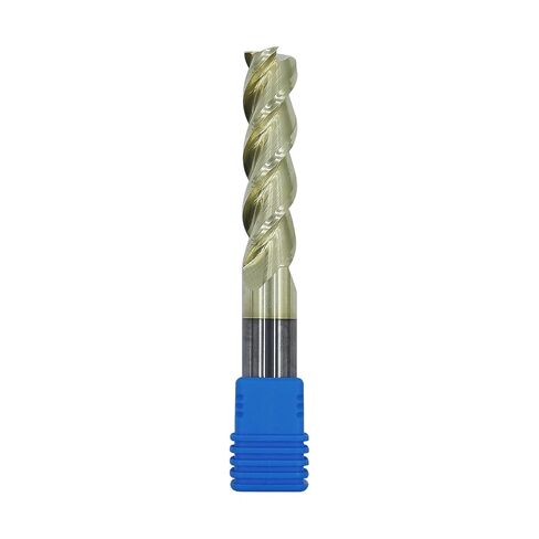 1/2in Solid Carbide End Mill for Aluminum,45 Degree Helix,3 Flute,ZRN Coated Bits Tool for Aluminum and Other Non-Ferrous Materials in Saudi Arabia