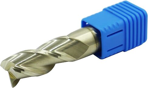 1/2in Solid Carbide End Mill for Aluminum,45 Degree Helix,3 Flute,ZRN Coated Bits Tool for Aluminum and Other Non-Ferrous Materials in Saudi Arabia