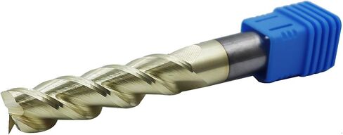 1/2in Solid Carbide End Mill for Aluminum,45 Degree Helix,3 Flute,ZRN Coated Bits Tool for Aluminum and Other Non-Ferrous Materials in Saudi Arabia
