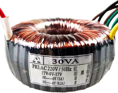 30W مضخم طاقة حلقي 220 فولت إلى مزدوج مزدوج 17V 8V 8V 8V مزود طاقة الصوت مضخم الطاقة (محول) in Saudi Arabia