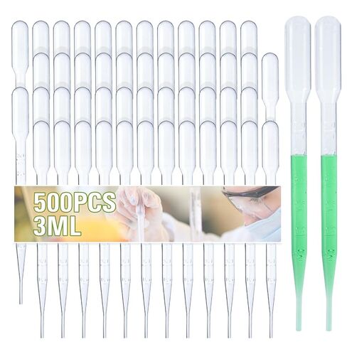 نقل الأنابيب 3ML قطرة بلاستيكية يمكن التخلص منها لمختبر العلوم ، 500 ٪ in Kuwait