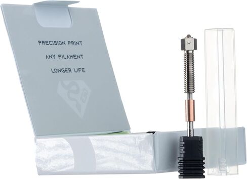 Diamondback Nozzles – Creality Unicorn K1 Compatible – Polycrystalline Solid Diamond Tip 3D Printer Nozzles, Improved Extrusion, Any Filament, Long Life, Wear Resistant, USA Made (0.4mm) in Saudi Arabia