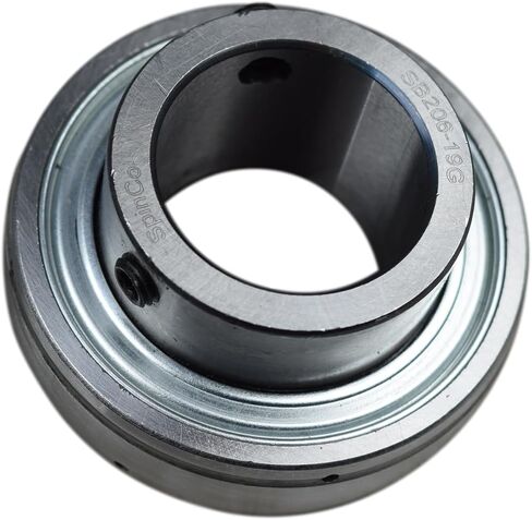 Rollers, Bearings, Belts and Much More - 1-3/16" Insert Ball Bearing w/Set Screws SB206-19G FHS206-19G AS206-103D1 - CNZV156A695 in Saudi Arabia