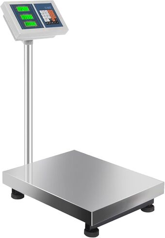 Giantex 660 رطل مقياس منصة الحوسبة الحوسبة ، مع LB/kg قابلة للتبديل ، مصدر طاقة AC/DC ، شاشة LCD عالية الدقة ، مقياس بريدي رقمي من الفولاذ المقاوم للصدأ الإلكترونية للأمتعة ، الشحن ، الحزم in Saudi Arabia