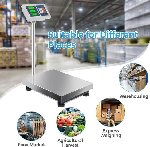 Giantex 660 رطل مقياس منصة الحوسبة الحوسبة ، مع LB/kg قابلة للتبديل ، مصدر طاقة AC/DC ، شاشة LCD عالية الدقة ، مقياس بريدي رقمي من الفولاذ المقاوم للصدأ الإلكترونية للأمتعة ، الشحن ، الحزم in Saudi Arabia