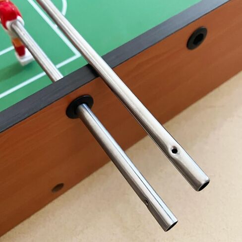 Happyyami 2Pcs Metal Poles for Foosball Table Iron Soccer Machine Replacement Rods for Teens Adults Easy to Assemble Table Football Accessories in Saudi Arabia