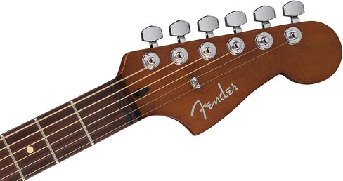 Fender Acoustasonic Standard Telecaster - حزمة انفجار العسل مع حزام ومجموعة تنظيف الجيتار وفيديو تعليمي أوستن بازار in Saudi Arabia
