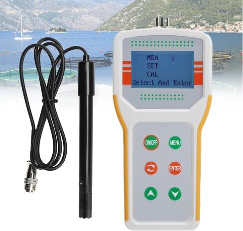 مجموعة عداد الأكسجين المذاب ، اختبار DO DIGITAL DO TESTER لتربية الأحياء المائية ومياه الصرف الصحي ، يقيس 0-20MG/L ، كاشف مستويات الأكسجين الذائبة الذائبة الدقيقة in Kuwait
