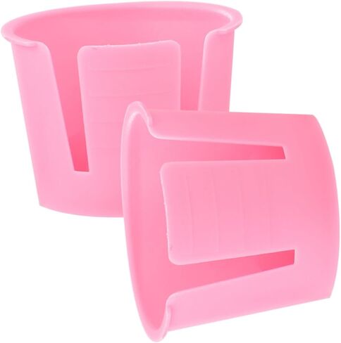 aboofan 50pcs قابلة للتصرف في بلاستيك الأسنان الخلط الأوعية الأوعية الصغيرة الجصين خلط الأوعية لعيادات طبيب الأسنان خفيفة الوزن ومريحة للأسنان الوردي in Saudi Arabia
