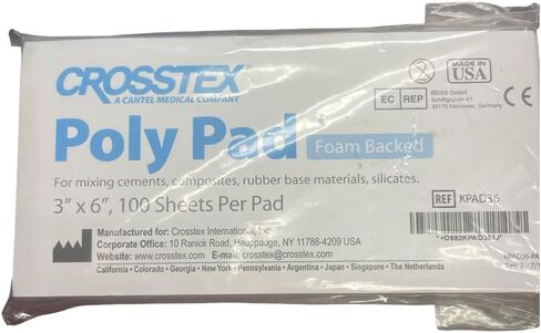 Poly Pad Foam مدعوم KPAD36 Poly Poly Cypating Pad ، 3 "× 6" ، أبيض - 100 ورقة لكل عبوة in Saudi Arabia
