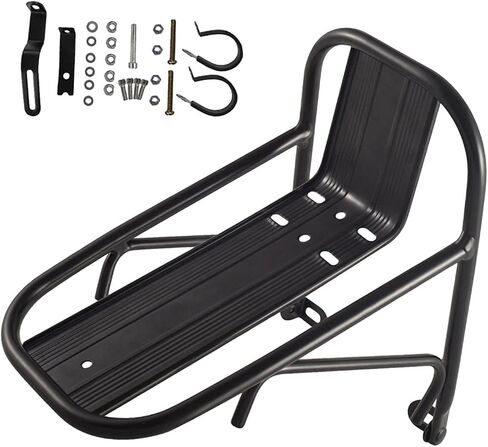 Bike Front Carrier Rack Bag Luggage Shelf Holder Stand Cargo Pannier Bicycle Front Fork Rack for Outdoor Shopping Travel in Saudi Arabia