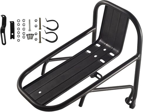 Bike Front Carrier Rack Bag Luggage Shelf Holder Stand Cargo Pannier Bicycle Front Fork Rack for Outdoor Shopping Travel in Saudi Arabia