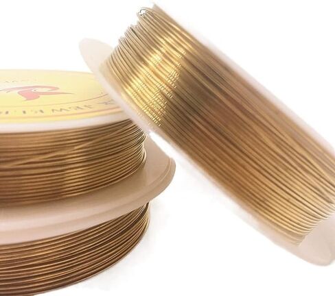 سلك 1Roll 0.2/0.3/0.4/0.5/0.6/0.7/0.8/1.0 مم الأسلاك النحاسية النحاسية النحاسية السلكي لصنع المجوهرات. in Saudi Arabia