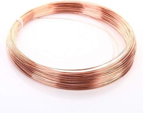 Gauge Copper Wire, 99.9% Pure Copper Wire T2 Copper Red Copper Line Bare Wire Diameter 0.2/0.3/0.4/0.5/0.6/0.8/1/1.2/1.5/1.8/2/2.5/3/4/5Mm(OD 3mm 1meter) in Saudi Arabia