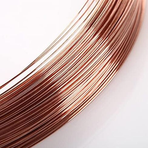 Gauge Copper Wire, 99.9% Pure Copper Wire T2 Copper Red Copper Line Bare Wire Diameter 0.2/0.3/0.4/0.5/0.6/0.8/1/1.2/1.5/1.8/2/2.5/3/4/5Mm(OD 3mm 1meter) in Saudi Arabia