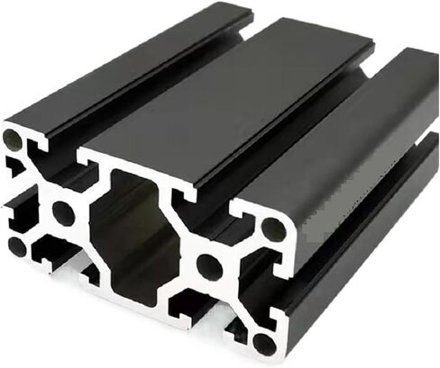UAMOU Industrial Aluminum Profile European Standard 4080W Heavy-Duty Automatic Assembly line Aluminum Profile 4080 Thickened 3mm Cheerfully (Color : 4080W-Black, Size : 1000mm) in Kuwait