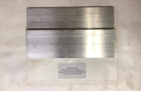 2 قطع 3/8 "× 3" الألومنيوم 6061 مسطح الشريط 14 "طويل .375" مخزون لوحة الصلبة in Saudi Arabia