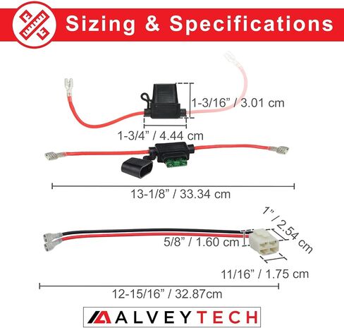 Alveytech 24 Volt 7 AH حزمة البطارية مع تسخير لقوة الأرض المتنزهية GO-KART-مجموعة بديلة (X2 12V) SLA ، من أجل طاقة كهربائية الدراجة النارية الرباعية الدراجة الكثبان العربات العربات العربات الأجزاء الإلكترونية in Saudi Arabia