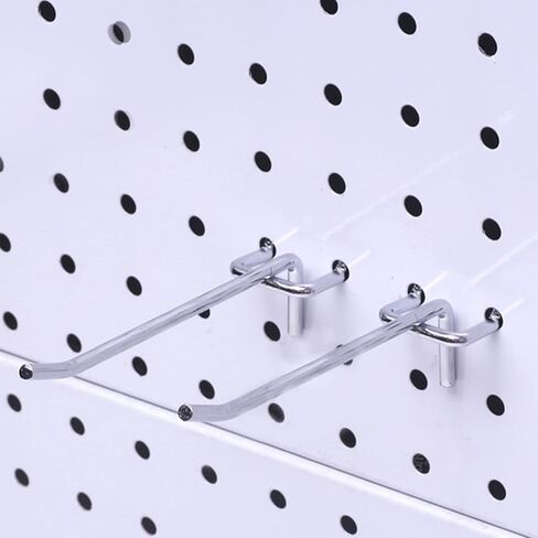 40pcs 7.8 بوصة L شكل طقم منظمات Pegboard السنانير الصغيرة المجلفنة ، خطافات فائدة معدنية لتنظيم الجدار في المنزل أو المرآب in Saudi Arabia