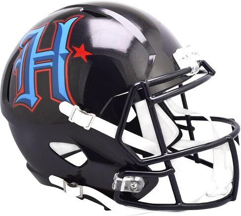 Houston Texans Alternate 2024 On-Field Blue Riddell Speed Replica Full Size Football Helmet - NFL Replica Helmets in Saudi Arabia