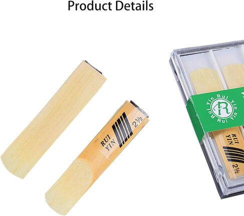 10pcs alto saxophone القصب ، المحترف Alto Sax Reeds 2-1/2 REED Strength 2.5 Tip Tip Tip Tip for Clarinet Player ، Alto Sax in Saudi Arabia