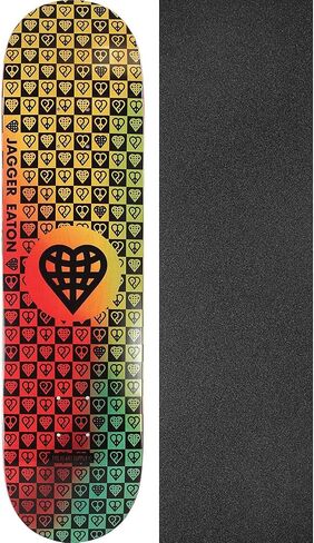 Jagger Eaton Trinity Tie -Dye Skateboard Deck Impact Light - 8 "× 31.875" مع جيسوب الأسود griptape - حزمة من عنصرين in Saudi Arabia