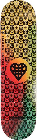 Jagger Eaton Trinity Tie -Dye Skateboard Deck Impact Light - 8 "× 31.875" مع جيسوب الأسود griptape - حزمة من عنصرين in Saudi Arabia