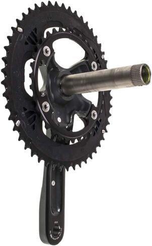 Shimano Tiagra FC-4700 Crankset-172.5 مم ، 10 سرعات ، 50/34T ، 110 BCD غير متماثل ، واجهة المغزل II Hollowtech II ، رمادي in Saudi Arabia