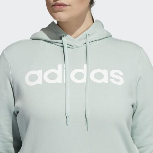 Adidas Essentials Linear Fleece Hoodie (plus size) النساء in Saudi Arabia