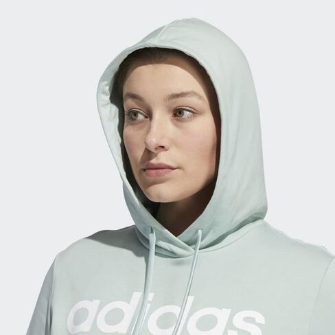 Adidas Essentials Linear Fleece Hoodie (plus size) النساء in Saudi Arabia