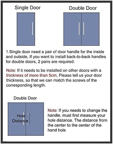 Long Heavy-Duty Commercial Grade Stainless Steel Push Pull Door Handle, Front Door/Patio/barn Door Handles Two Sided, Contemporary Stainless Steel Pull Bars (Color : Rose Gold, Size : 47. in Saudi Arabia