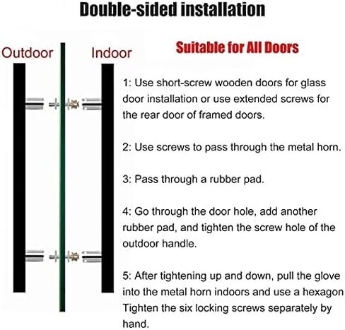 Long Heavy-Duty Commercial Grade Stainless Steel Push Pull Door Handle, Front Door/Patio/barn Door Handles Two Sided, Contemporary Stainless Steel Pull Bars (Color : Rose Gold, Size : 47. in Saudi Arabia