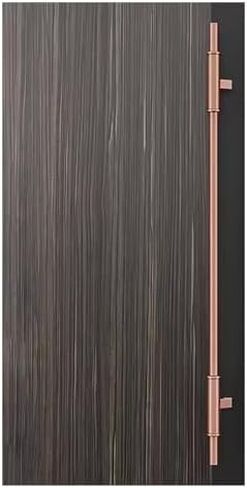 Long Heavy-Duty Commercial Grade Stainless Steel Push Pull Door Handle, Front Door/Patio/barn Door Handles Two Sided, Contemporary Stainless Steel Pull Bars (Color : Rose Gold, Size : 47. in Saudi Arabia