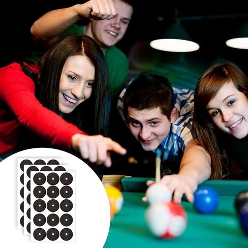 45 Pieces Pool Table Dots, Pool Table Marker Dots Accessories Billiard Point Position Sticker Dot Stickers Accessories Fit for Any Type of Pools Billiards Practice in Saudi Arabia