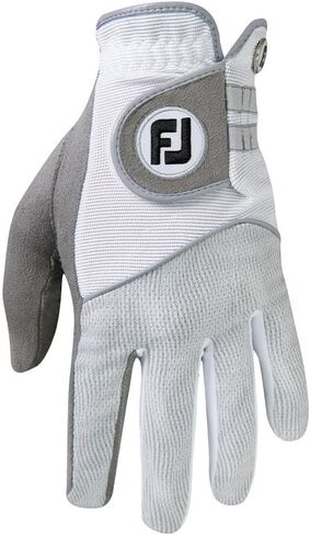 FootJoy Women's RainGrip Prior Generation Golf Gloves, Pair, White Medium in Kuwait