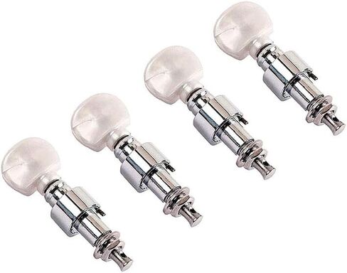 Chrome 4 String Banjo Machine Head 4piece w/pearled pegs in Saudi Arabia