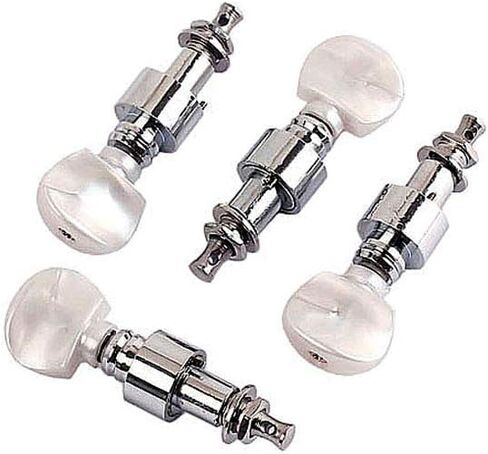 Chrome 4 String Banjo Machine Head 4piece w/pearled pegs in Saudi Arabia