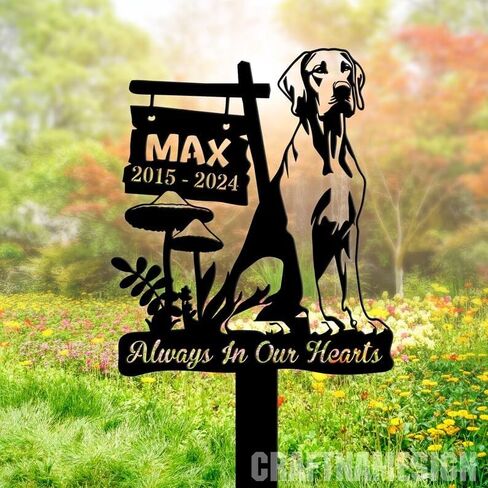 Custom Dog Grave Marker, Dog Breed Sign, Dog Memorial Gift, Garden Sign, Dogs Lovers Gift in Saudi Arabia
