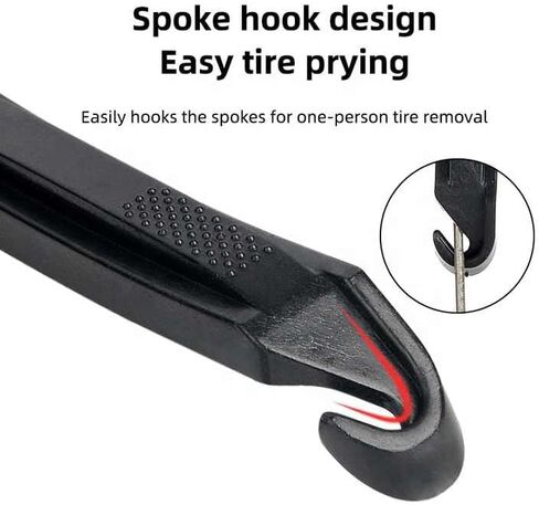 Bike Tire Levers Ultra Strong Bicycle Tire Removal Tool to Repair Bicycle Tube for Road & Mountain Bike Tires Repair Kits Tool (Metals Material) in Saudi Arabia