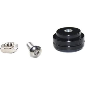 4pcs 2020 Aluminum Profile Foot Pads Anti-Vibration Anti-Slip Support feet Aluminum Rod Connector(Black,19.5mm*9mm*2mm) in Kuwait