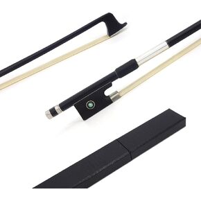 القوس الكمان من ألياف الكربون ، مكافحة التشوه ، متينة ومتوازنة بشكل جيد ، مصنوعة من شعر حصان المنغوليين النطاط ، للمبالغ المهنية ، المبتدئين ، ممارسة الكمان للأطفال (4/4) in Kuwait