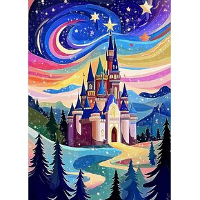 Heibago Diamond Art Painting Kits للبالغين ، Dreamcatcher 5D Diamond Painting Dots Kits للبالغين المبتدئين ، DIY كامل الجولة الجوهرية للفنون الفنية من الماس ، ديكور الجدار المنزلي 12 × 16 بوصة in Kuwait