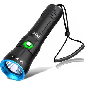 Dive Light Scuba Diving Flashlight Dive Torch Rechargeable,3500Lumens 6 Modes Underwater Light,IPX8 Waterproof Flashlight, Safety Dive Lights with Power Indicator for Night Diving in Saudi Arabia