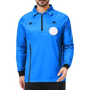 Cutiehon Soccer Secrivere Jersey ، قميص الحكم الرسمي لكرة القدم الرسمي للمحترفين ، يضم حامل شارة وجيوب in Kuwait