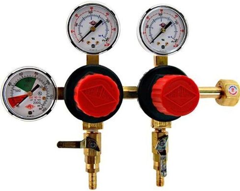 TapRite Separate Pressure Adjusting 2 Product CO2 Regulator in Saudi Arabia