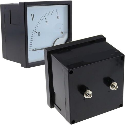 1PCS DC Analog Square 6C2-V 80 * 80mm Voltmeter(150V) in Saudi Arabia